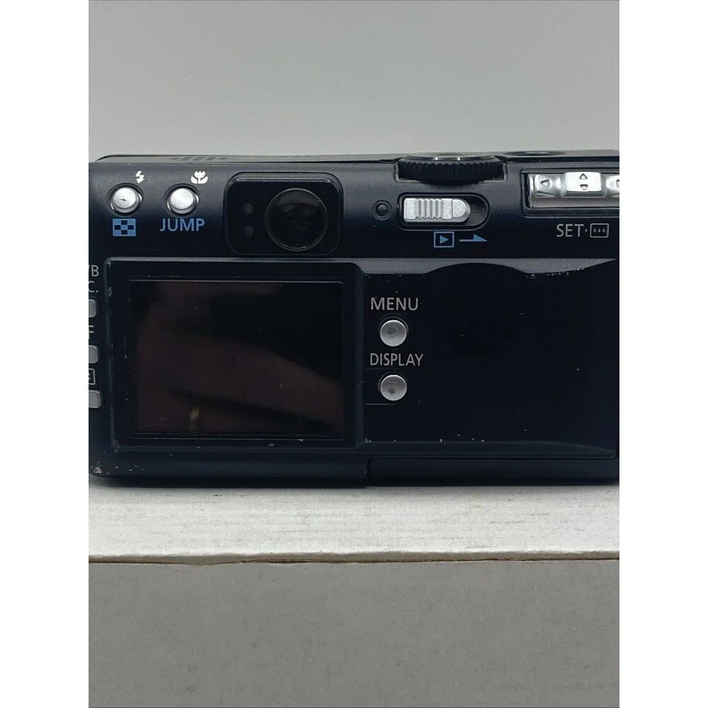 Canon PowerShot S50 5MP Digital Camera Black AS-IS Untested Cosmetic Wear